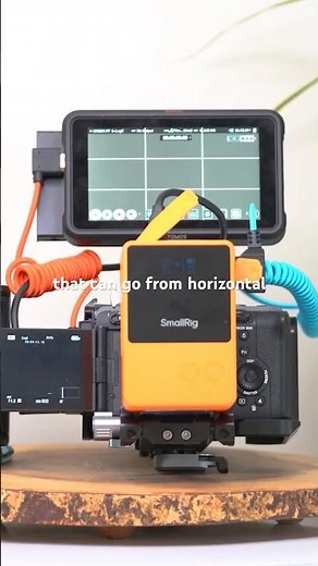 Horizontal to Vertical Camera Rig in seconds for filming vertical video content. Sony FX3