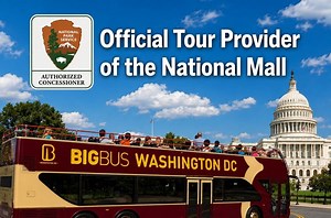 DC Hop-On Hop-Off Sightseeing Bus & Arlington Cemetery Audio Tour