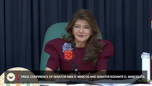 ‘ISA NA NAMANG DRAMA SERIES’ Senator Imee Marcos commented on the impeachment complaint filed against her brother, President Ferdinand “Bongbong” Marcos Jr. “Isa na namang drama series na mukhang tatagal ng isang taon... Kilala naman natin sino nag-file at anong background kaya ‘yun nga baka drama series lang ‘to para sa isang taon,” she said in a press briefing on Tuesday. (Video/Senate) FULL VIDEO: https://www.youtube.com/live/tIjKDANkFBk?si=WMhA4Q9Qi-UztAIt | Philippine Star
