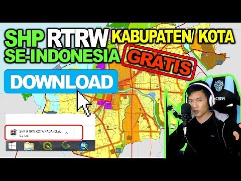 Tutorial Download Shapefile RTRW Kabupaten/Kota ATR/BPN se-Indonesia Gratis | by Angga Febriano