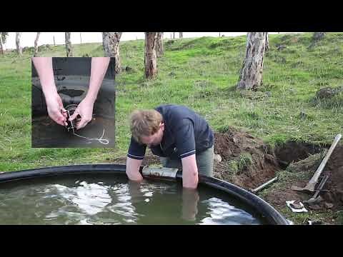 How to install a water trough valve / float valve / stock tank water valve