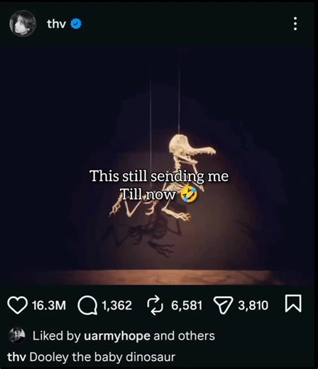 tomodachi on Instagram: "Jimin dolly the dinosaur 🦕 . . . . Follow for more content @namjoons_purplecrab 💜 #Jiminie #taetae #bts #fyp #feed"