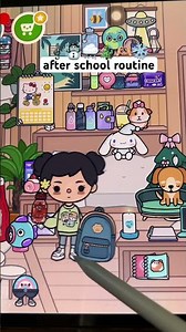 aesthetic toca after school routine!🎼☃️🫶🏽 #tocaaesthetichousetour #tocagohar #houseidea