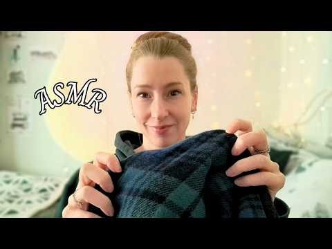 ASMR Scarf Scratching, Rubbing & Fabric Waves 🌊✨ | Relaxing Fabric Sounds for Sleep & Tingles 🧣😴