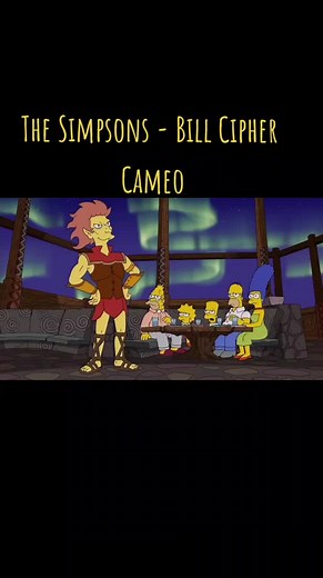 Bill Cipher Cameos in The Simpsons and Other Cartoons