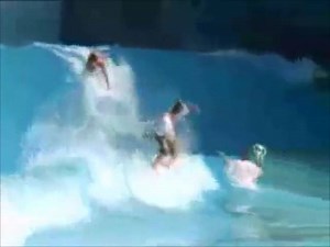Is this the best wave pool ever built?! Check out the full clip, along with 4 more of our favourite non-ocean novelty waves right here: http://www.wavelengthmag.com/our-5-favourite-non-ocean-novelty-waves/ | Wavelength Magazine