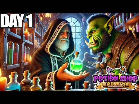 Interesting Potion Crafting Game | Potion Shop Simulator Gameplay | Part 1