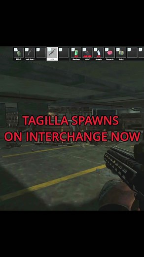 Yeah so tagilla spawns on interchange now 🤑🤑🤑 #eft #escapefromtarkov #tarkov #tarkovclips #fyp
