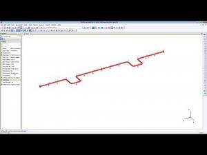 Creating a Simple Piping Model Tutorial in START-PROF Pipe Stress Analysis Software. Training Video