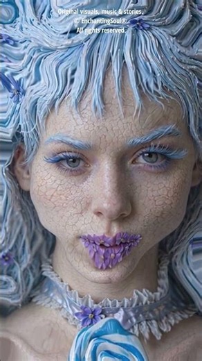 Creepy Blue Lollipop Girl — "Want One?" Sweet Temptation Fantasy World (AI Short)