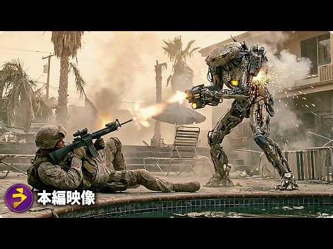 映画『世界侵略：ロサンゼルス決戦』本編映像（新兵海兵隊員 vs エイリアン兵器）