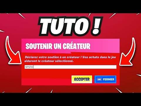 TUTO : AVOIR LE CODE CREATEUR FORTNITE 2.0 Fortnite Battle Royale FR