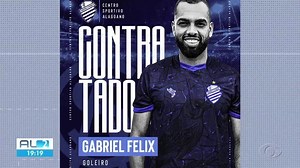 CSA anuncia contratação do goleiro Gabriel Felix, ex-Londrina