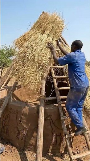 Stunning Traditional African Hut Build #diybuild #africa #home