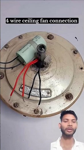 How to wayring a 4 wire fan? #YouTube short