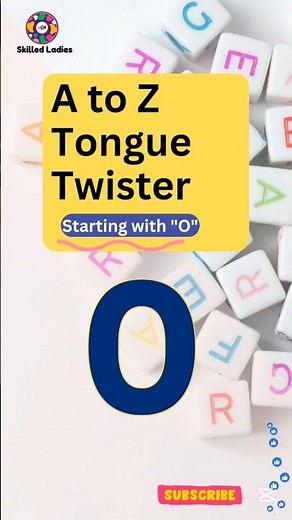 A to Z Tongue Twister Challenge – Letter O | English Accent Practice (British vs American)