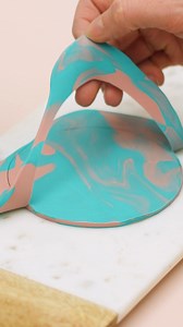 These chic DIY clay coasters will impress any guest! | Crafty