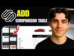 How To Add Comparison Table To Squarespace (Tutorial 2026)