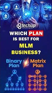 Best MLM Plan for Business | Binary vs Matrix Plan | Binary Plan & Matrix Plan MLM Software