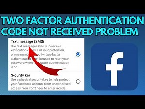 How to Fix Two Factor Authentication Facebook Code Not Received | Facebook 2 Factor Authentication
