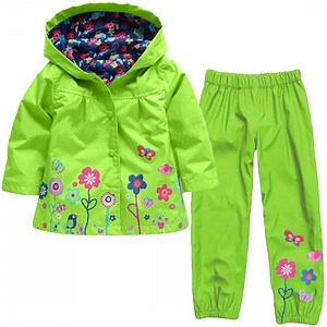 [Hot Item] Baby Kid Waterproof Hooded Coat Jacket Outwear Suit Children Rainsuit