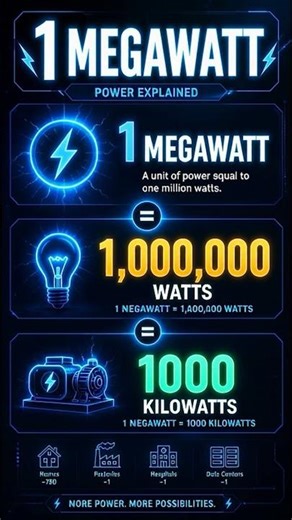 How Powerful is 1 MW? ⚡ (You’ll Be Surprised!)