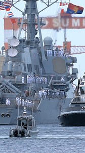 14K views · 206 reactions | The guided-missile destroyer USS Benfold,...