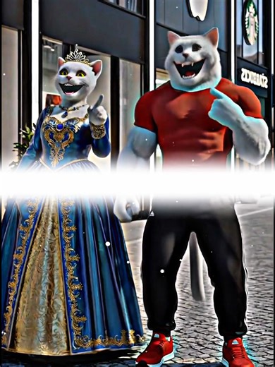 The cat removed the genie from the lamp. #fyp #cat #aicat #ai #cutecat tiktok team please don't under review my video.