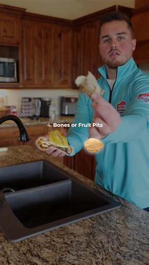 How to fix a clogged garbage disposal 👇 1️⃣Turn Off the Power: Unplug the disposal or turn off the circuit breaker. Never work on a powered disposal even if it’s turned off. 2️⃣Check for Visible Blockages: Shine a flashlight down the drain and use tongs or pliers to remove any blockages you see. 3️⃣Manually Rotate the Blades: Locate the small hex-shaped hole underneath the disposal. Use an Allen wrench to turn it back and forth to loosen stuck blades or debris. 4️⃣Flush with Water: Plug the sin