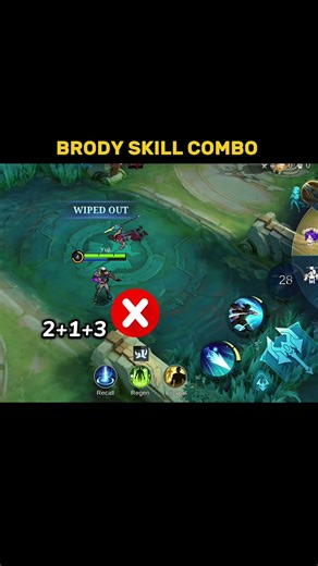 BRODY COMBO TUTORIAL ✅✅ #mobilelegends #mlbb #tutorial #mlbbesports #mlbbcreatorcamp