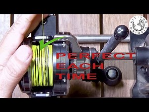 SECRETS TO PERFECT SPOOLING LINE AND BACKING ON ANY REEL
