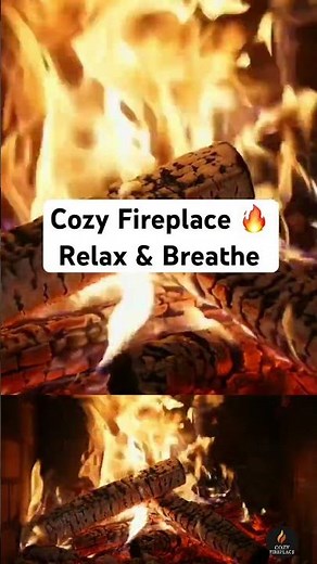 Relaxing Fireplace 4K 🔥 Cozy Crackling Fire for Calm Moments