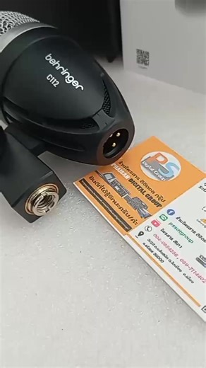 สต็อกพร้อมจัดส่ง Behringer C112 ไมโครโฟนสำหรับจ่อ Kick Drum...