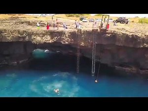 South Point cliff jump / dives on the Big island, Hawaii island
