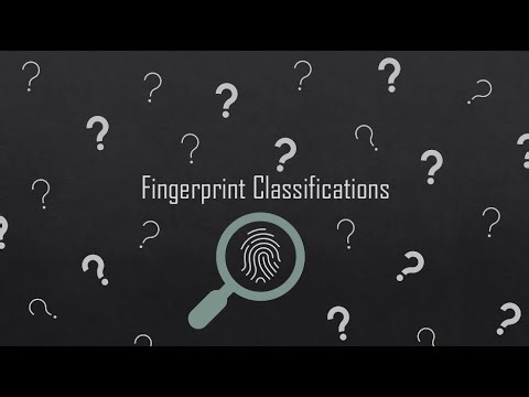 Fingerprint Classifications for Identification