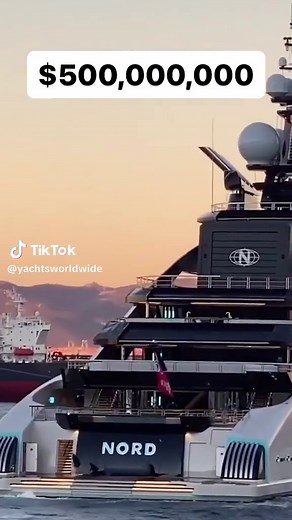 $500,000,000 Mega Yacht NORD owned by Russian billionaire Alexey Mordashov