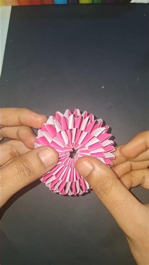 🔁 DIY Origami Infinity Loop | Satisfying Rotating Paper Toy | Easy Craft #shorts #viral #origami