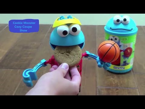 Cookie Monster Cozy Coupe Show Hungry Cookie Treat with K'Nex Lego Sesame Street!