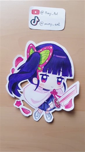 How to draw Kanao | Demon slayer #kny #animeart #mangaart