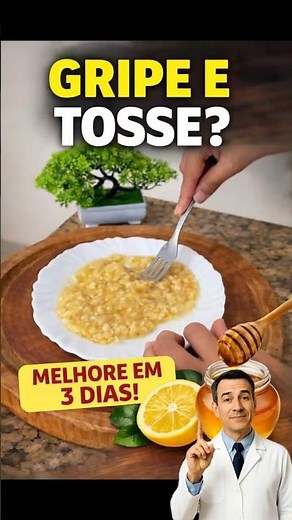 🍌 Banana com Limão e Mel para Gripe e Tosse | Receita Natural que Alivia em 3 Dias #gripe #shorts