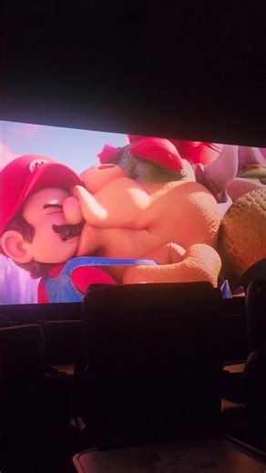 Mario Galaxy Movie But Bowser Can't Stop Kissing Mario #memes #mario #nintendo #gaming #shorts