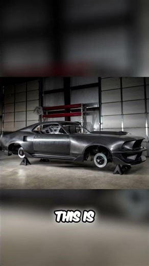 1969 Mustang The Scorched Wide Body Build with Aerospace Tech! #shorts