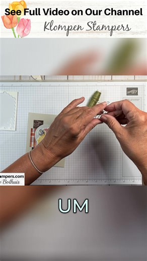 9.9K views · 174 reactions | Discovering colored linen thread has elevated card making! Using a strand of espresso and olive, it's now possible to add colorful bows to cards. Someone should convince them to make linen thread in more colors. How would you use it? #linenThread #cardMaking #crafting #DIYcards #coloredThread | Stampin' With Jackie / Klompen Stampers | Facebook