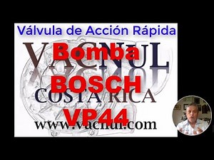 Electroválvula Acción Rápida Bomba BOSCH VP44