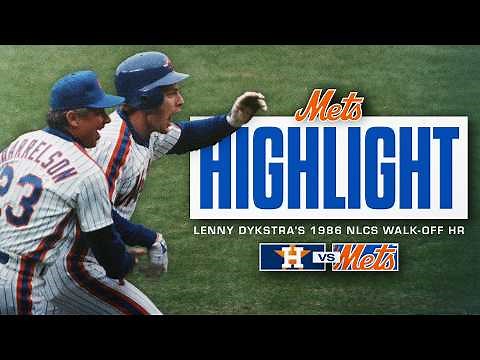 Lenny Dykstra's Walk-Off Home Run | 1986 NLCS Game 3
