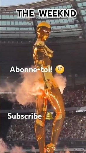THE WEEKND " Sexy Robot " créé par Hajime Sorayama - Live Paris Stade de France 🇫🇷 11/07 /2026