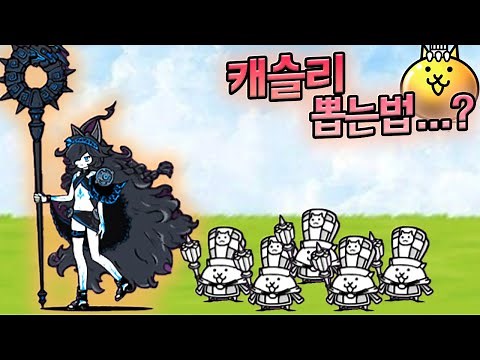 나만 가능한 캐슬리 뽑는 법 ㅋㅋㅋ :: 냥코대전쟁