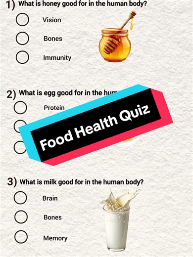 Food Health Quiz: Test Your Nutritional Knowledge