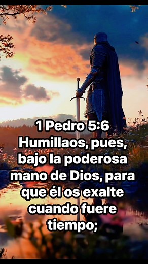 1 Pedro 5:6 Humillaos, pues, bajo la poderosa mano de Dios, para que él os exalte cuando fuere tiempo; | Israel Gomez