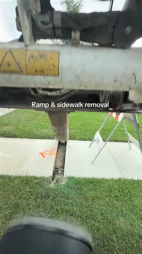 Noah Leslie™ on Instagram: "Ramp & sidewalk removal from the other day 🔨 @gbhenterprises"